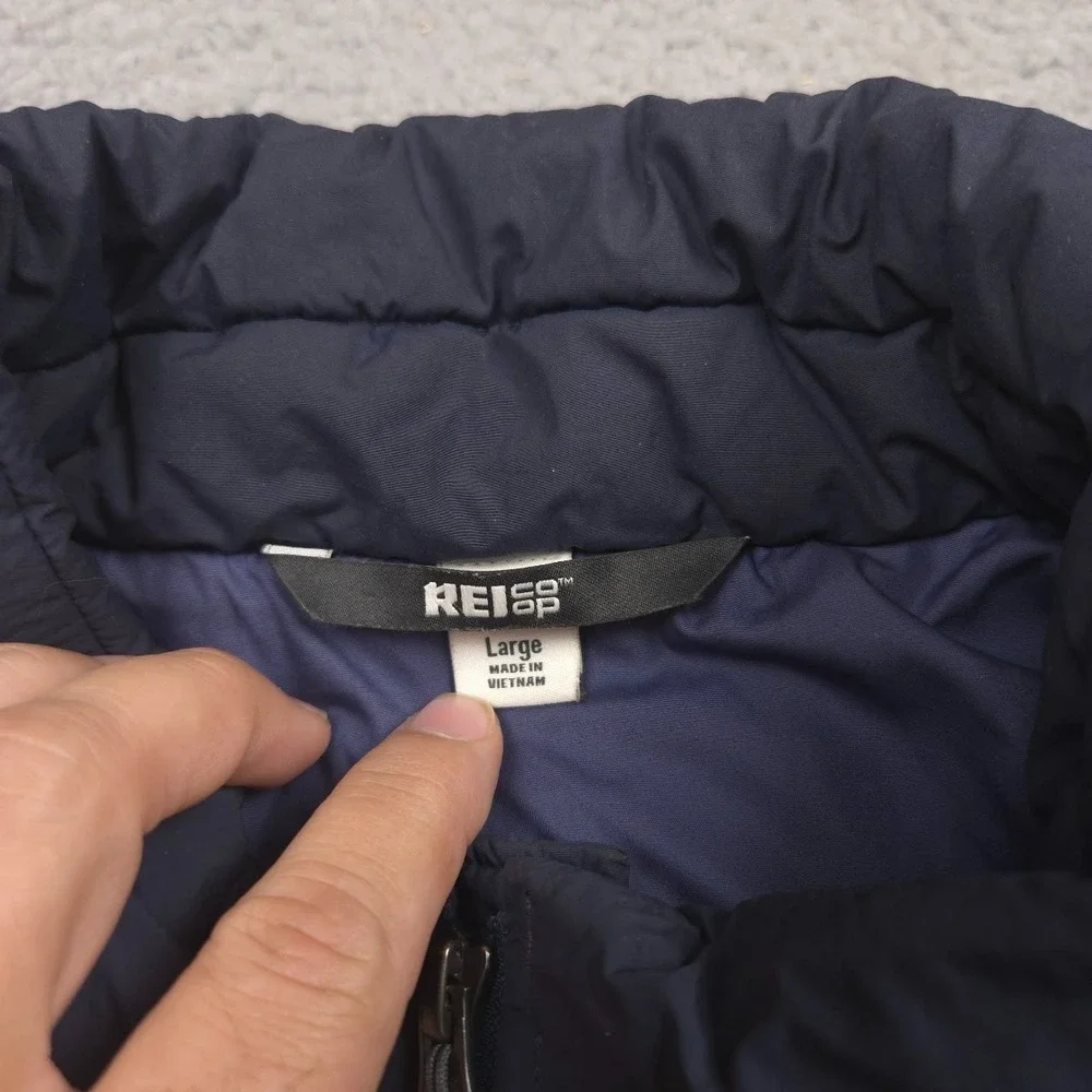 REI Co-op Groundbreaker Insulated Jacket Men's Large Navy Blue Full Zip